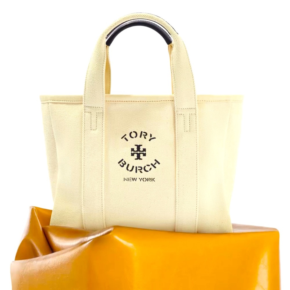 Tory Burch Mini Mercer Canvas Tote
